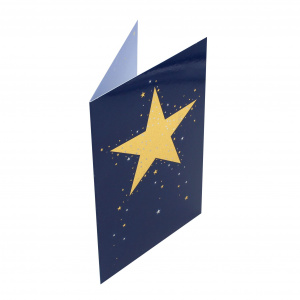 Felicitare Gold Gleaming Star
