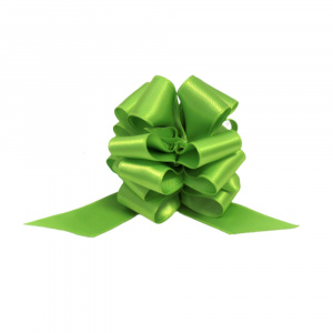 Fundă din satin cu autoformare verde - Img 2
