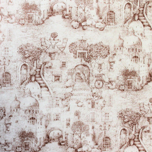 Hârtie ambalat cadouri Retro brown garden
