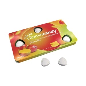 Jake Vitamin Candy – bomboane fără zahăr cu Vitamina C, mango, cutie cu 12 blistere