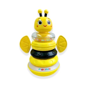 Jucărie muzicală bebeluși, albinuța Bizzy LemonBee, Frootimals - Img 1