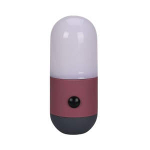 Lampă camping cu 3 intensităti de lumină, 8 x LED, Redcliffs, culoare grena