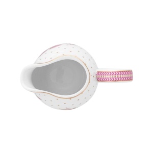 Latieră din porțelan, Pip Studio, Dots Gold Pink, 250 ml, colecția Jolie
