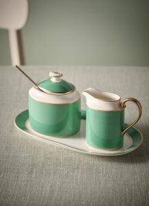 Cană pentru lapte, Pip Studio, Gold-Green, 260ml, colecția Pip Chique
