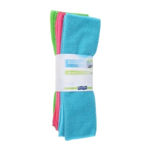 Lavete din microfibră Ultra Clean 30x30 cm – set 6 bucăți, multicolor, curățare eficientă
