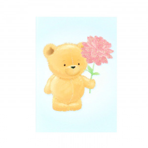 Mini felicitare Cute Teddy