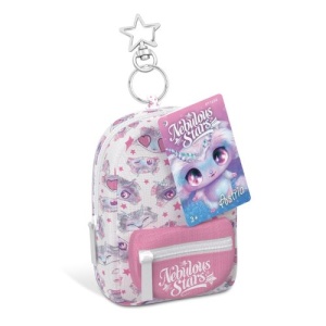 Mini rucsac-breloc Nebulous Stars Astria, cu carnețel, pix, radieră și abțibilduri
