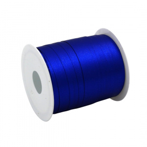Minirolă rafie albastru mat 10m x 10mm