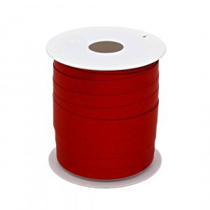 Minirolă rafie roșu mat 10m x 10mm