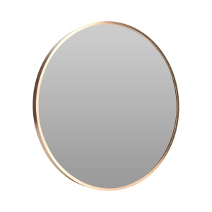 Oglindă decorativă, din aluminiu, 50 cm, design modern și elegant, culoarea auriu