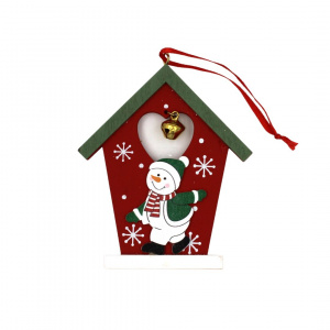 Ornament brad Om de zăpadă 10.5x9 cm - Img 1