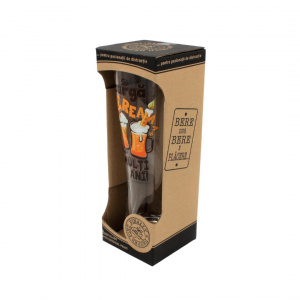 Pahar bere Să curgă berea. La mulți ani! 500ml - Img 1
