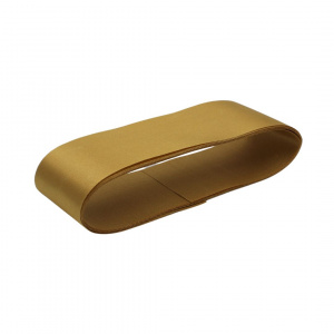 Panglică lucioasă textilă AURIU 38mm x 2m