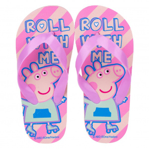 Papuci pentru fetițe Peppa Pig roz