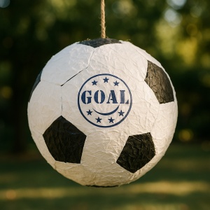 Pinata pentru petreceri, model minge de fotbal, Amscan, 26 x 26 cm