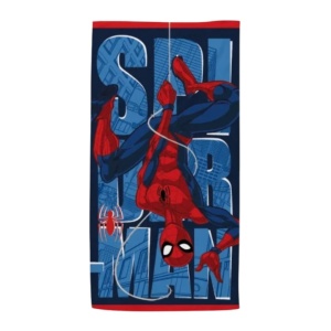 Prosop de plajă, pentru copii, model Spiderman, 70x140 cm, Arditex
