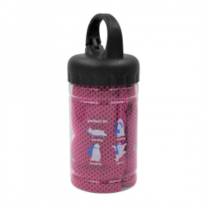 Prosop roz cu efect de răcire, XQ Max, 80x27 cm