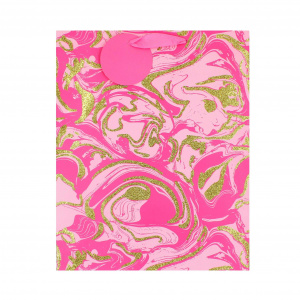 Punga Clairefontaine M Pink Marble Glitter