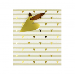 Pungă Clairefontaine XL Stripe & Hearts - Img 1