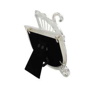 Ramă Foto Copii AZAY Tip Cărucior Bebe, Roz, 13x9 cm, Decor Cameră Fetiță, Cadou Nou-Născut, Cutie Cadou Premium Inclusă
