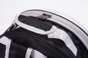 Rucsac transport animale de companie Jumi, model capsulă spațială, cu ventilație, fund rigid și fereastră transparentă, negru