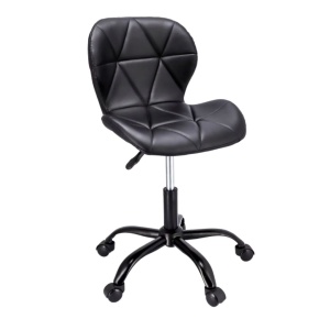 Scaun de birou ENDO, Jumi, pivotant, piele ecologica, negru