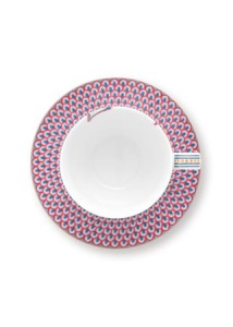 Set 2 căni cu farfurioare, din porțelan, Pip Studio, 280ml, colecția Flower Festival, Light BlueSet 2 căni cu farfurioare, din porțelan, Pip Studio, 280ml, colecția Flower Festival, Light Blue