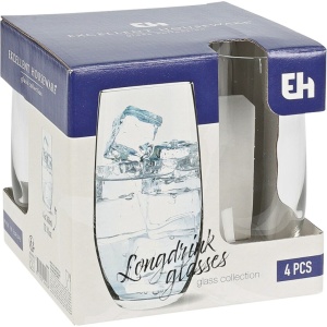 Set 4 pahare pentru apa 360 ml - Img 2