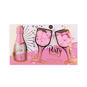 Set cadou de baie, LET'S CELEBRATE, Accentra, gel de duș și confetti