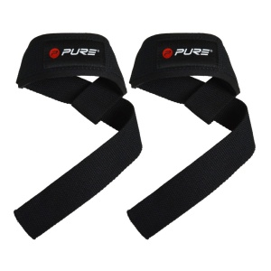 Set curele de ridicare Pure 2 Improve, Negru, 60x4 cm – Suport maxim pentru antrenamentele tale de forță