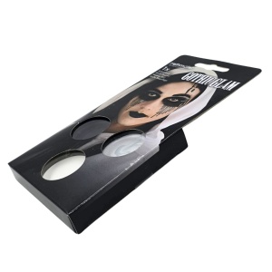Set de machiaj, Gothic Glam, 3 culori, 2 tatuaje, 1 pensulă – pentru Halloween, carnaval și costume tematice, Amscan