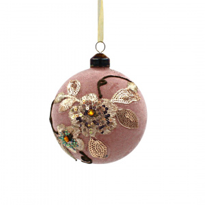 Set Decoris 2 globuri rose elegante