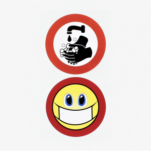 Set stickere Corona Hands and Mask 2 bucati
