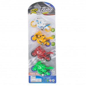 Set vehicule motociclete jucarie 4 buc V1