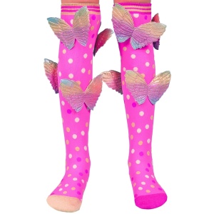 Șosete lungi colorate Madmia pentru fete Butterfly 6-99 ani - Img 4
