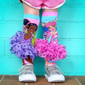 Șosete lungi colorate Madmia pentru fete fantasy Barbie extra vibes 6-99 ani