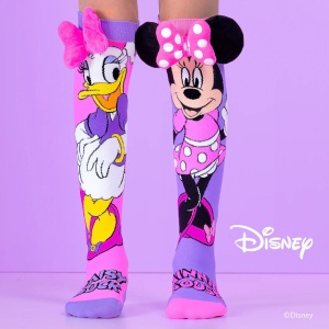 Șosete lungi colorate Madmia pentru fete fantasy Minnie & Daisy 3-5 ani