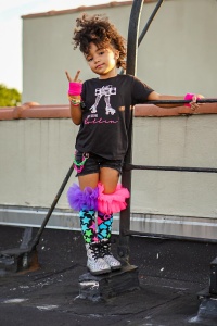 Șosete lungi colorate Madmia pentru fete Magic Frills 6-99 ani