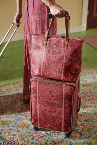 Troller mic, Pip Studio, colecția Kyoto Festival, Dark Pink, 35x47x22cm