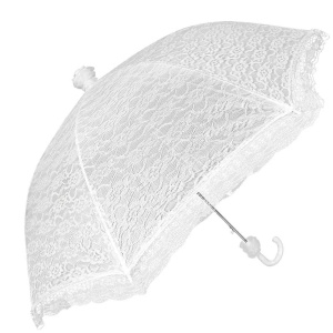 Umbrelă din dantelă pentru nuntă, Perletti, 89 x 77 cm