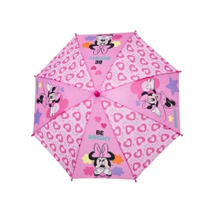Umbrelă roz, Perletti, Minnie Mouse, 38 cm, Collection Minnie