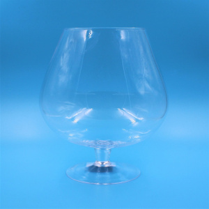 Vaza sticla forma pahar coniac 24.5cm - Img 2