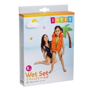 Vestă gonflabilă de înot, pentru copii, INTEX Deluxe Swim Vest, 58671EU, 3–6 ani, 50 × 47 cm