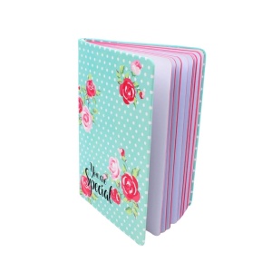 Agendă cadou pentru femei Nekupto – You Are Special, 80 file, design floral romantic