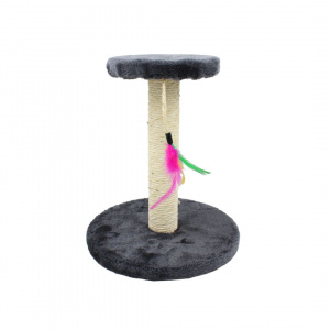 Ansamblu de joacă gri pentru pisici 31x26cm