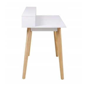 Birou modern Jumi 110x60x90/75 cm – design scandinav, funcționalitate și eleganță naturală