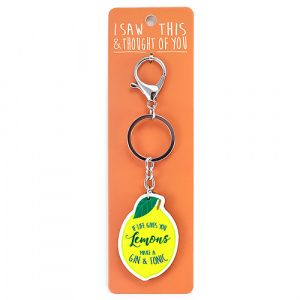 Breloc cu mesaj - If life gives you lemons - Img 1