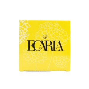 Cană cu hortensii galbene, pereți dubli, sticlă borosilicată, 180 ml, SZK155