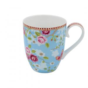 Cană porțelan, Pip Studio, colecția Chinese Rose, blue, 350ml