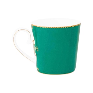 Cană porțelan, Pip Studio, Green, 250 ml, colecția Love Birds